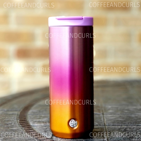 Starbucks Lilac Manderin Triclor Ombre Vacuum Insulated 12oz SS Tumbler - Picture 2 of 10